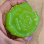 Jabón Natural de Glicerina con Aloe Vera y Coco para Piel Normal
