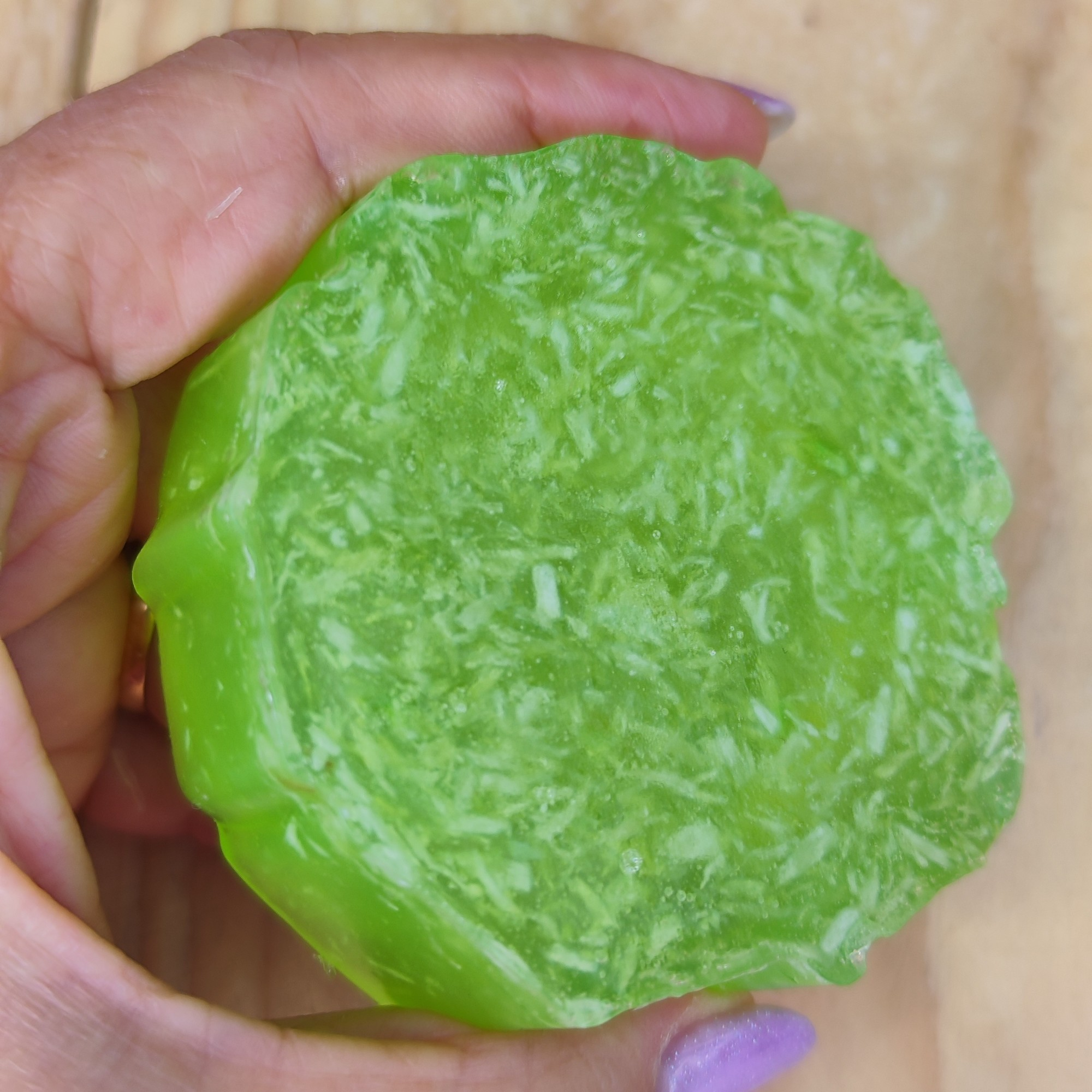 Jabón Natural de Glicerina con Aloe Vera y Coco para Piel Normal