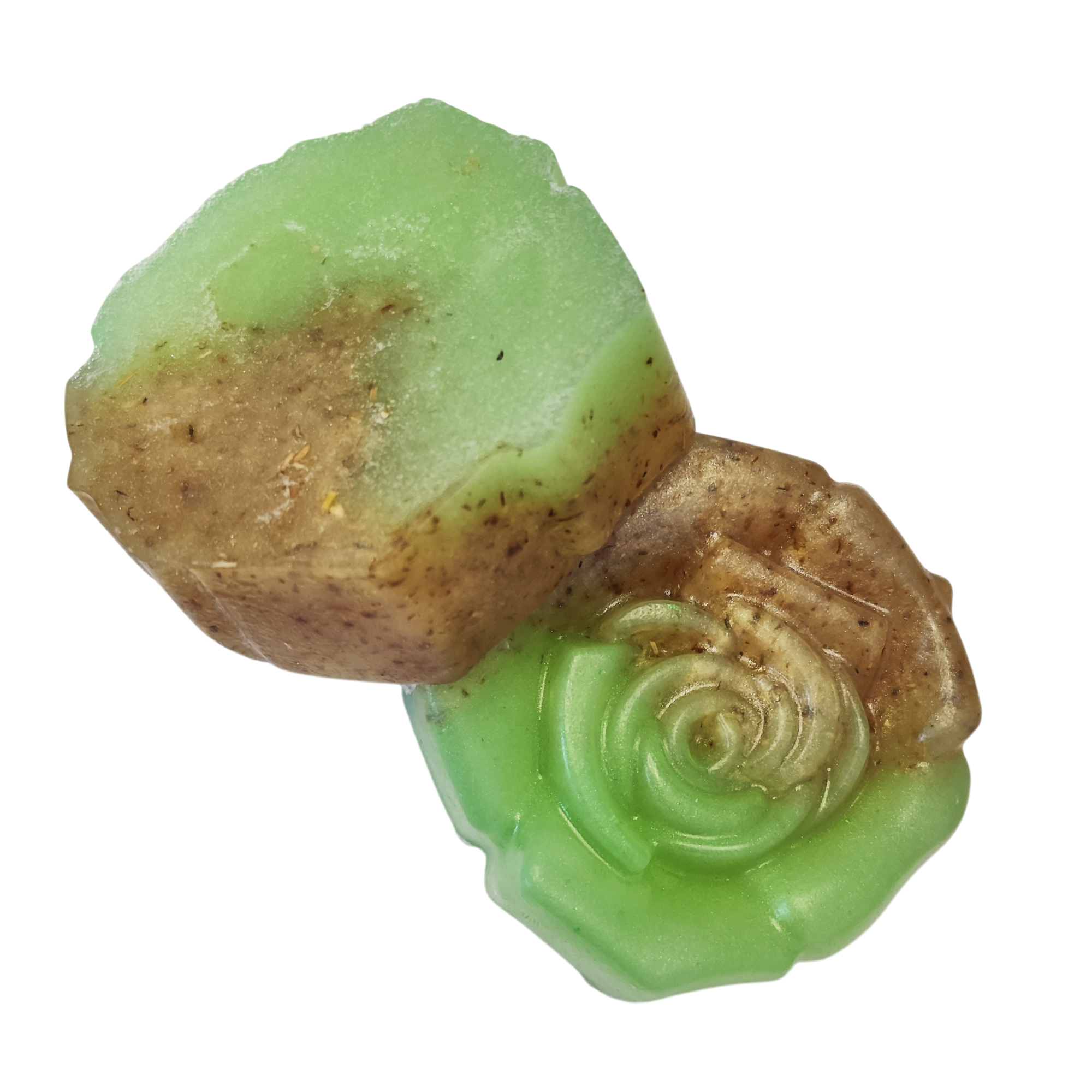 Jabón Natural de Glicerina con Aloe Vera y Manzanilla para Piel Sensible