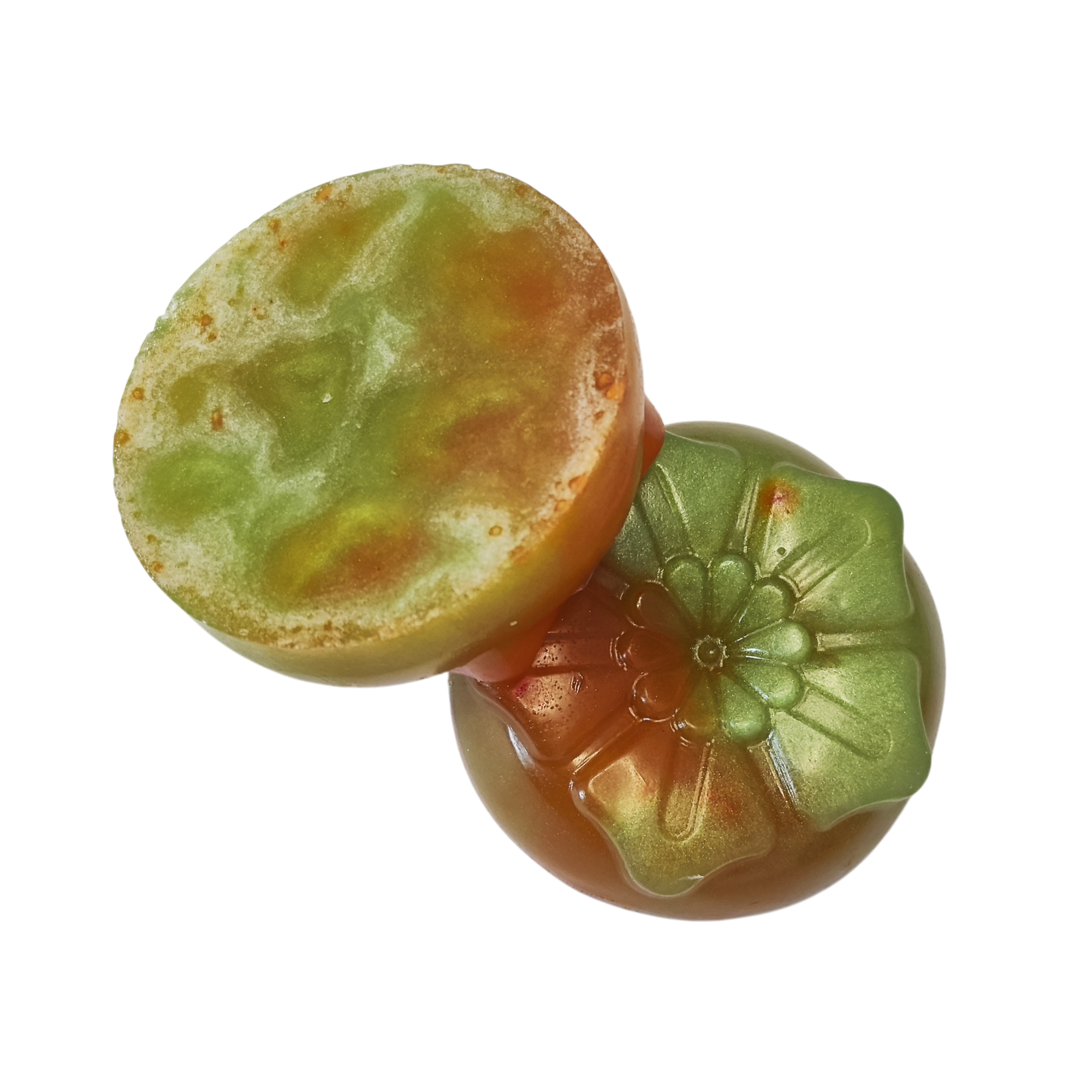 Jabón Natural de Glicerina con Aloe Vera y Naranja para Piel Normal
