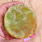 Jabón Natural de Glicerina con Aloe Vera y Naranja para Piel Normal