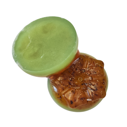 Jabón Natural de Glicerina con Aloe Vera y Caléndula para Piel Muy Sensible