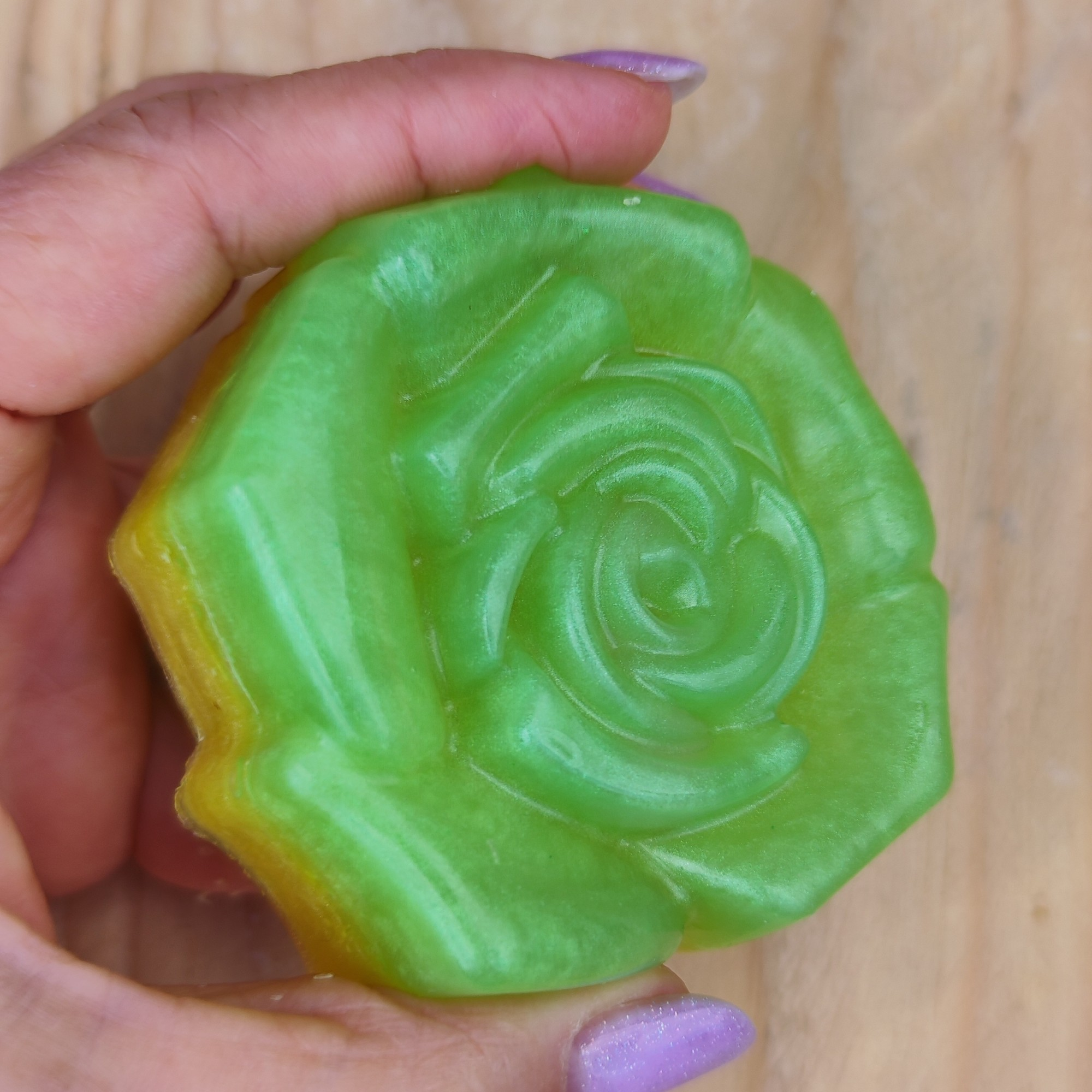 Jabón Natural de Glicerina con Aloe Vera y Limón para Piel Mixta