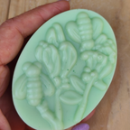 Jabón Natural de Glicerina con Aloe Vera y Miel para Piel Seca