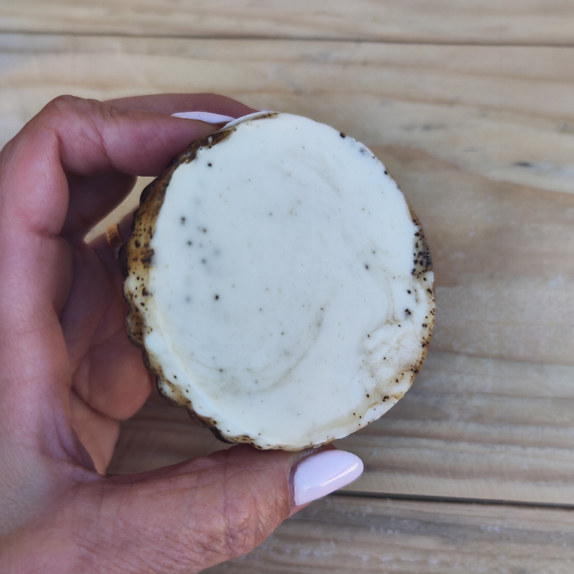 Jabón Natural de Glicerina con Avena y Café para Piel Normal