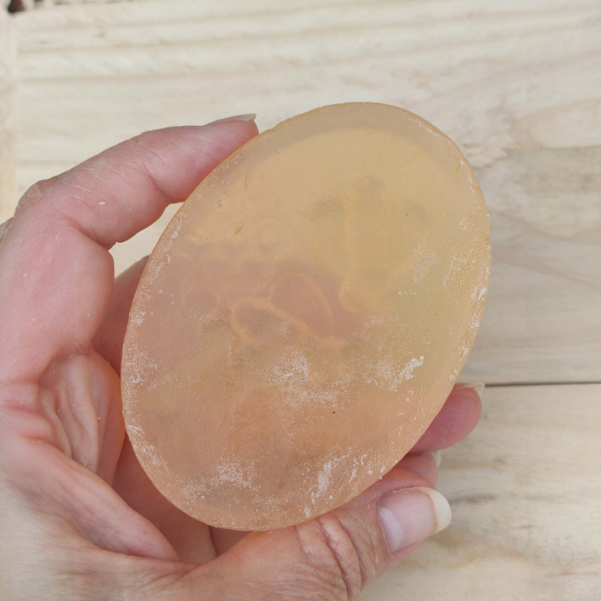 Jabón Natural de Glicerina con Miel y Bicarbonato para Piel Normal