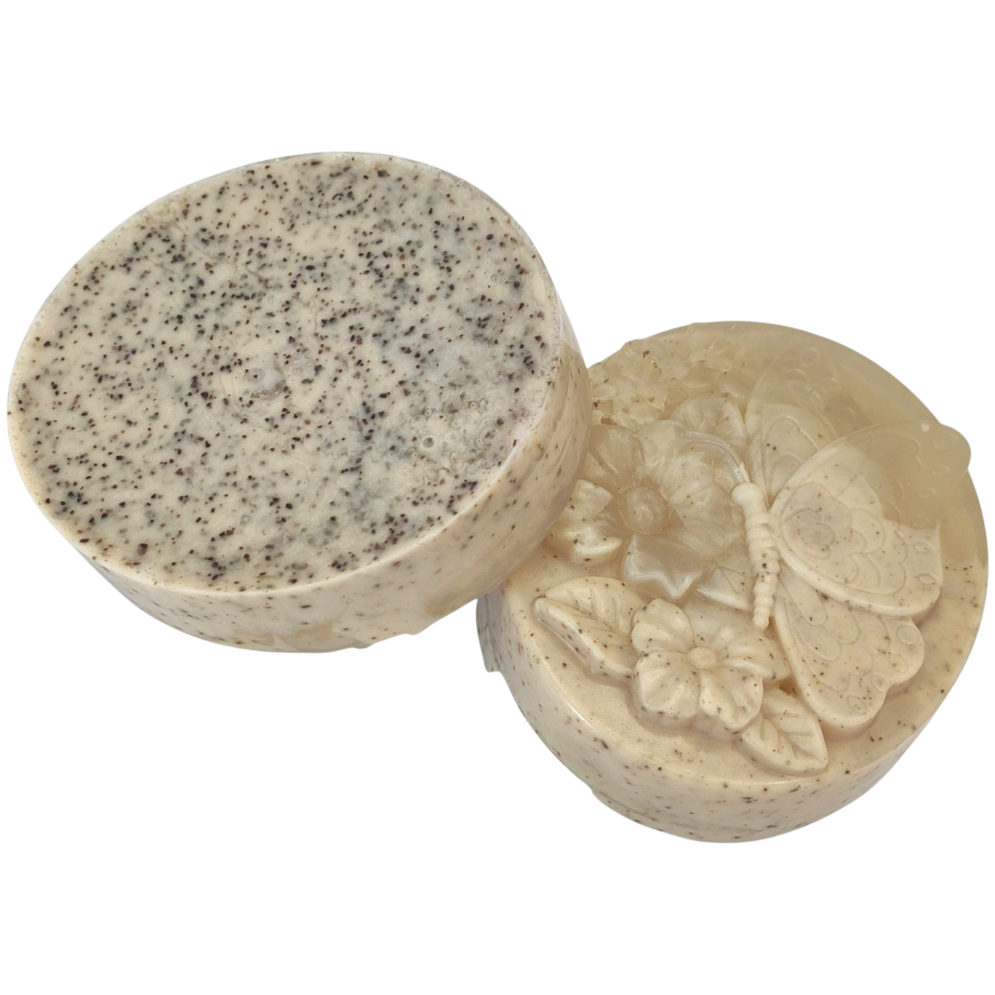 Jabón Natural de Glicerina con Miel y Café para Piel Mixta