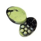 Jabón Natural de Glicerina con Carbón Activado y Aloe Vera para Piel Grasa