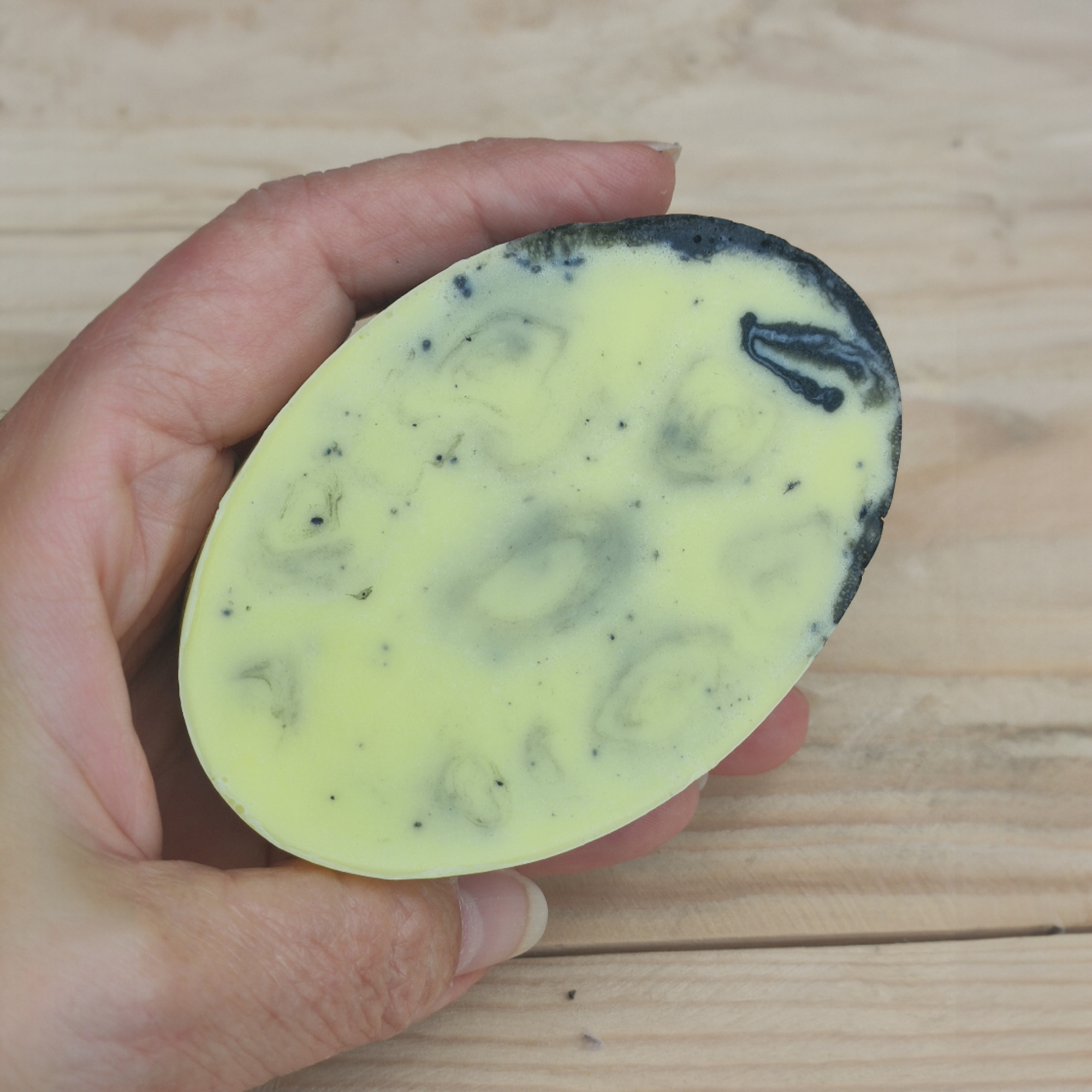 Jabón de Glicerina con Carbón Activado y Aloe Vera