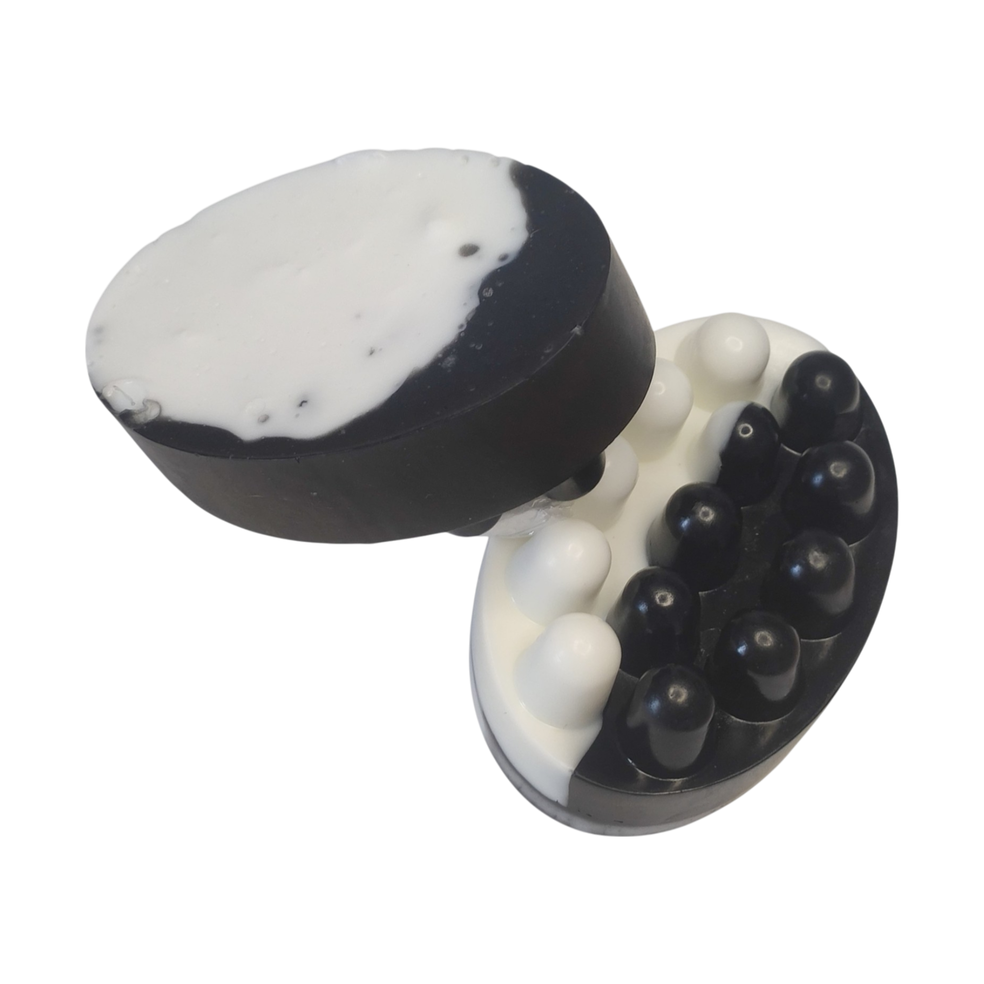 Jabón Natural de Glicerina con Carbón Activado y Arroz para Piel Mixta