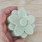 Jabón Natural de Glicerina con Hierba Luisa para Piel Cansada