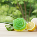 Jabón Natural de Glicerina con Aloe Vera y Limón para Piel Mixta
