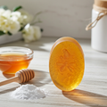 Jabón Natural de Glicerina con Miel y Bicarbonato para Piel Normal