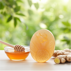 Jabón Natural de Glicerina con Miel y Jengibre para Piel Mixta