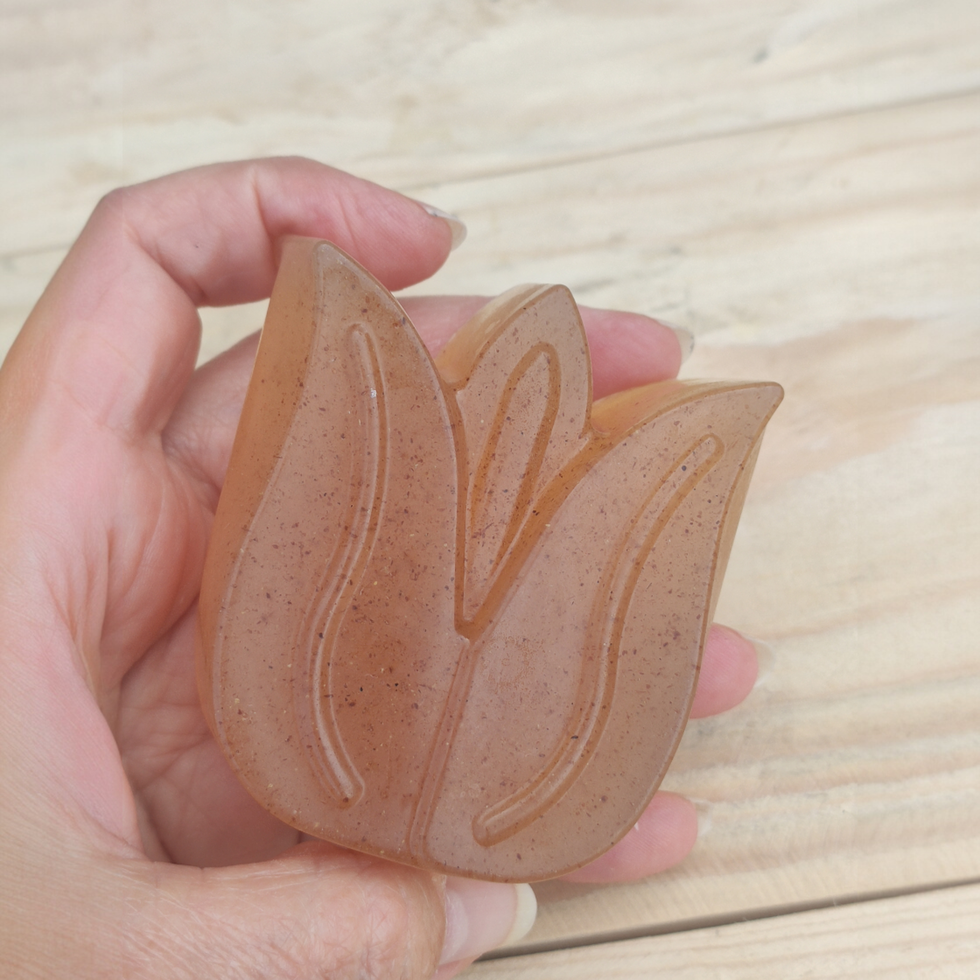 Jabón Natural de Glicerina con Jengibre para Piel con Acné