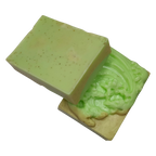 Jabón Natural de Glicerina con Jengibre y Aloe Vera para Piel con Acné
