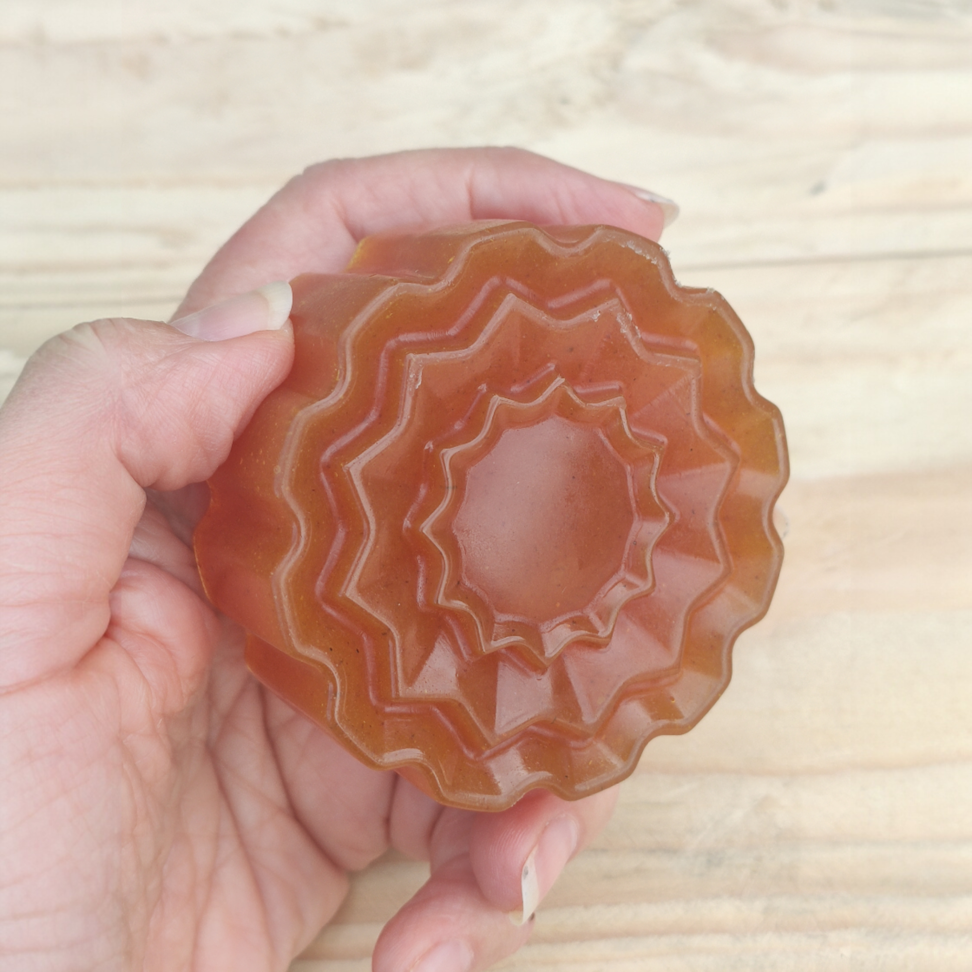 Jabón de Glicerina con Jengibre y Cúrcuma