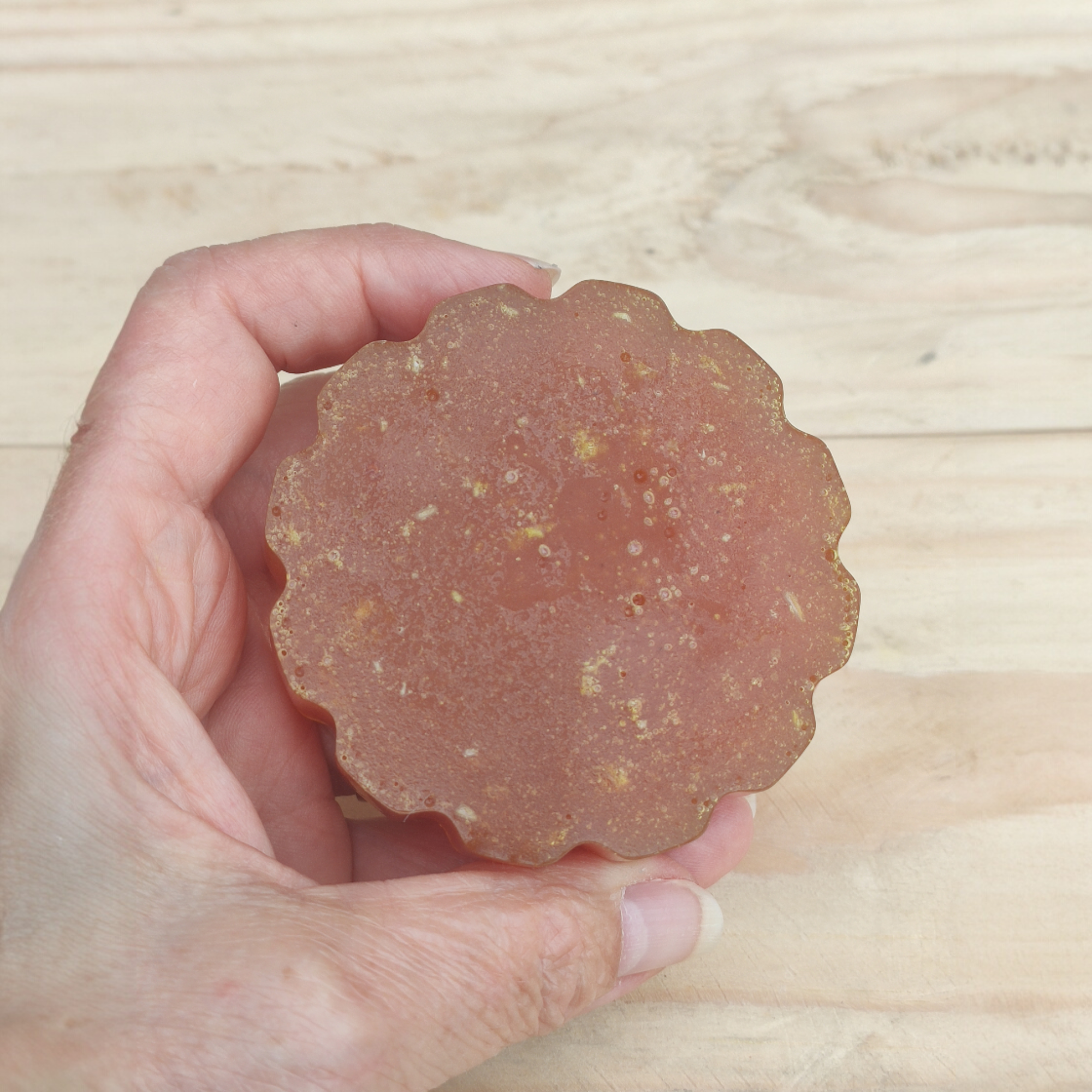 Jabón de Glicerina con Jengibre y Cúrcuma