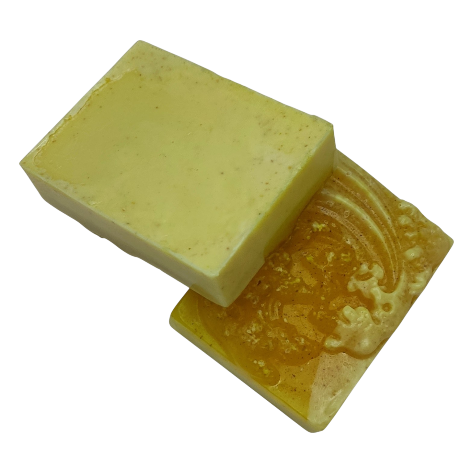 Jabón Natural de Glicerina con Jengibre y Limón para Piel con Manchas