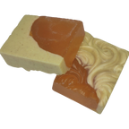 Jabón Natural de Glicerina con Jengibre y Naranja para Piel con Acné