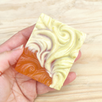 Jabón Natural de Glicerina con Jengibre y Naranja para Piel con Acné
