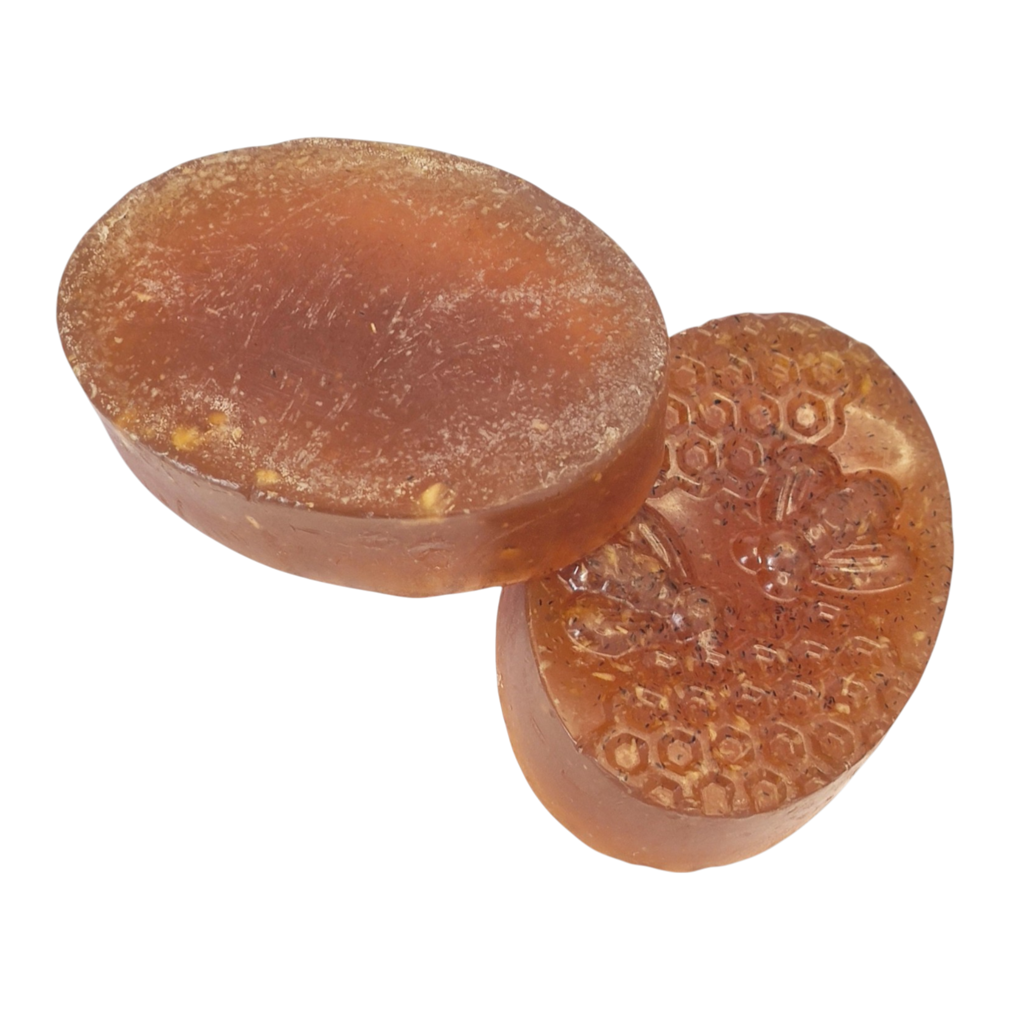 Jabón Natural de Glicerina con Miel y Manzanilla para Piel Sensible