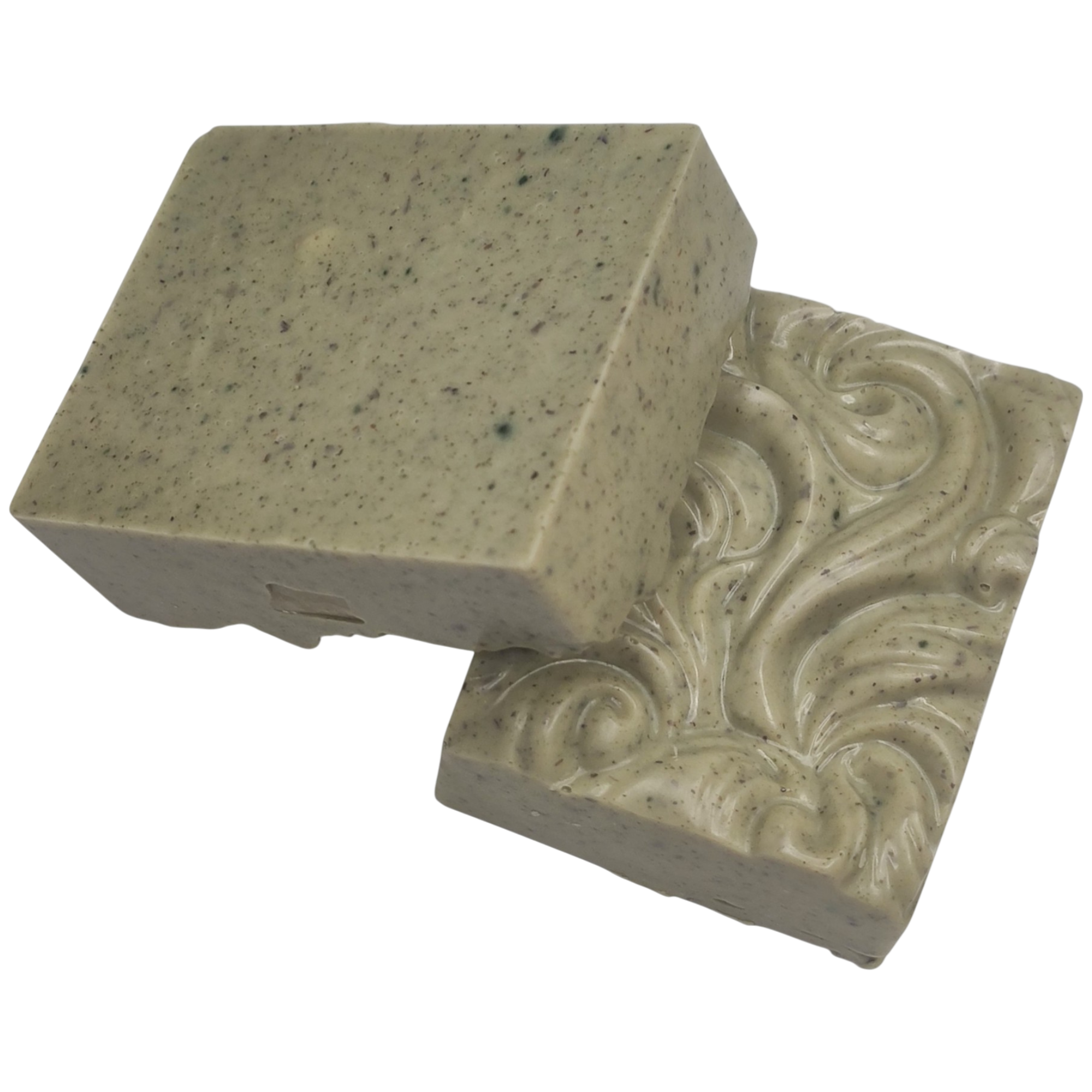 Jabón Natural de Glicerina con Menta para Piel Cansada
