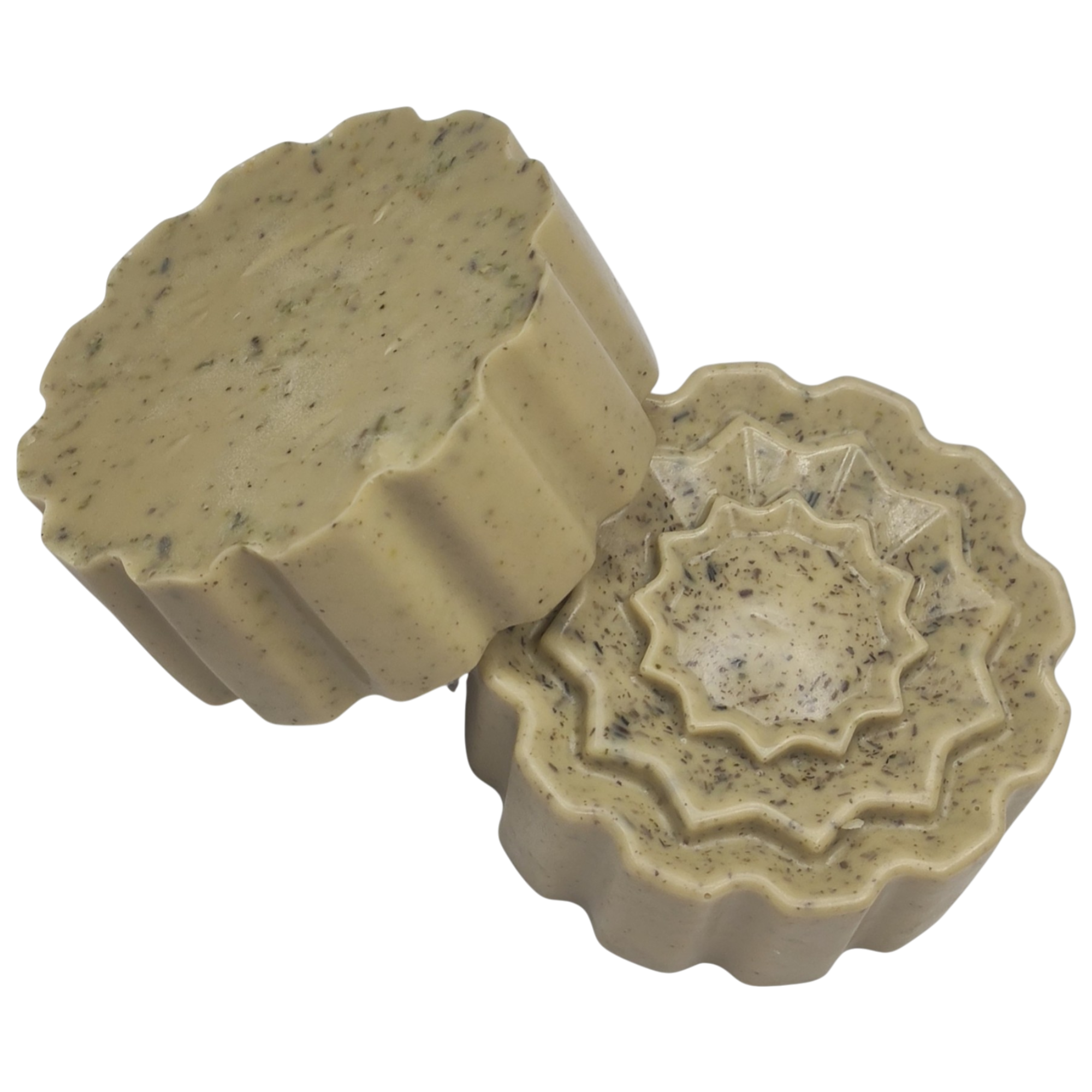 Jabón Natural de Glicerina con Menta y Romero para Piel Cansada