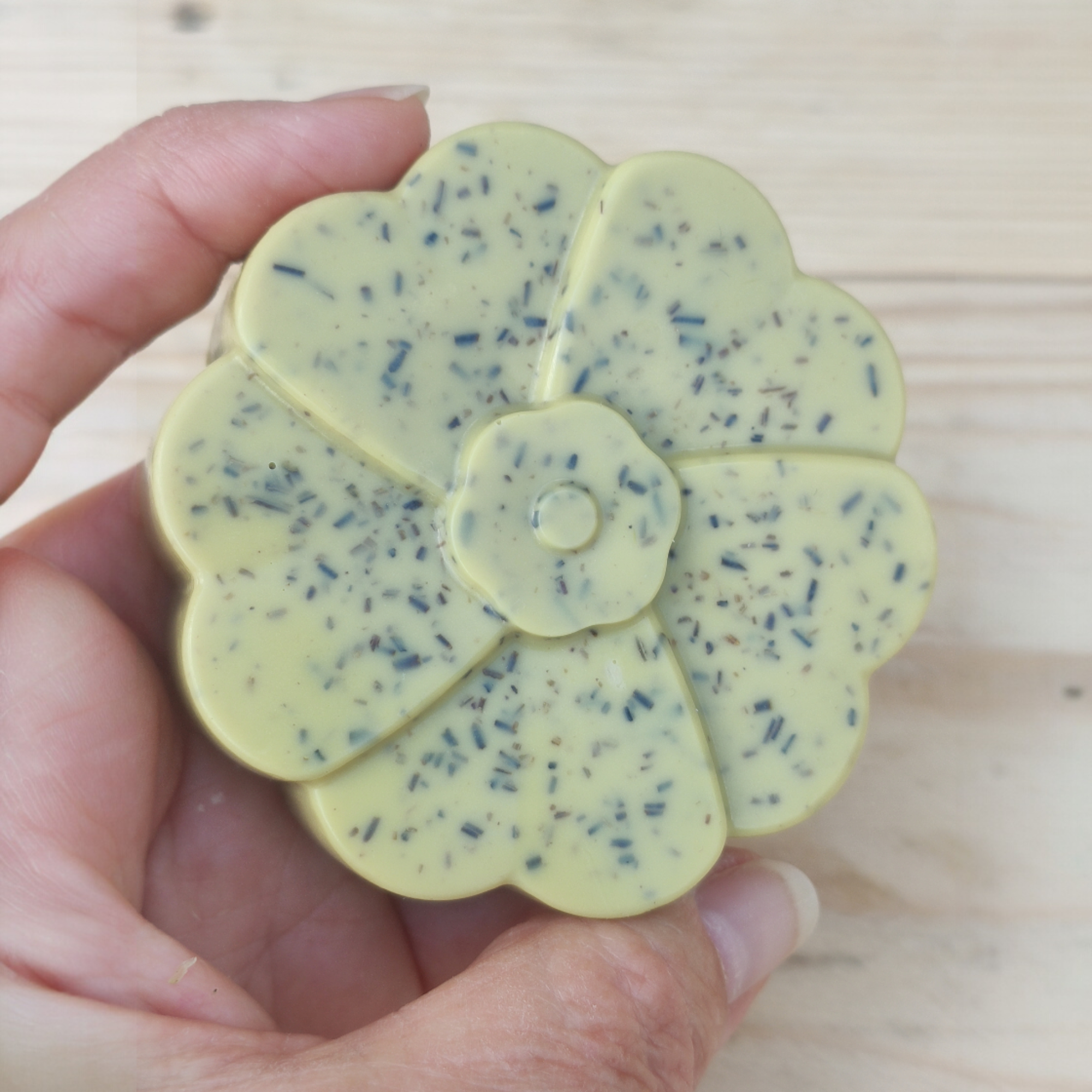 Jabón Natural de Glicerina con Romero para Piel con Acné