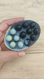 Jabón Natural de Glicerina con Carbón Activado y Aloe Vera para Piel Grasa