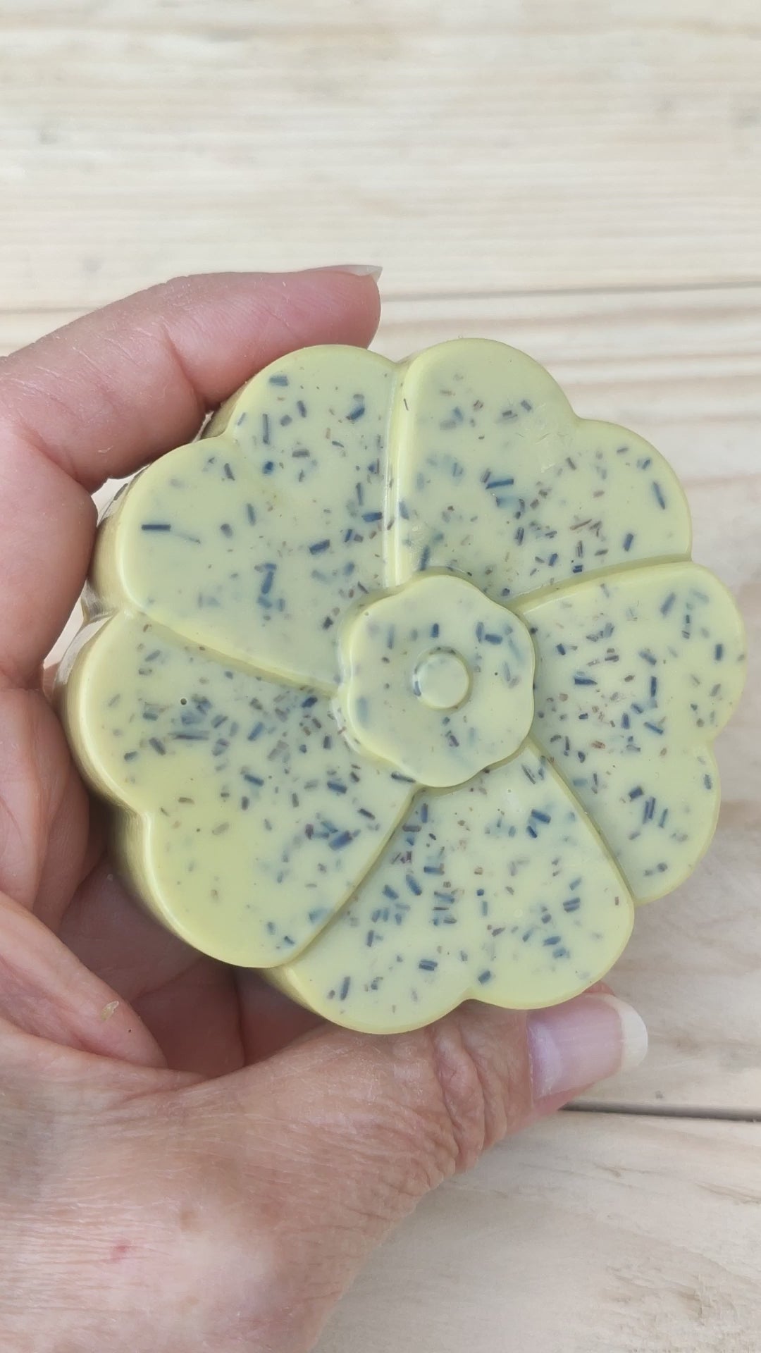 Jabón Natural de Glicerina con Romero para Piel con Acné