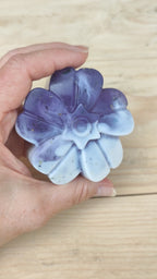 Jabón Natural de Glicerina con Violeta para Piel Seca