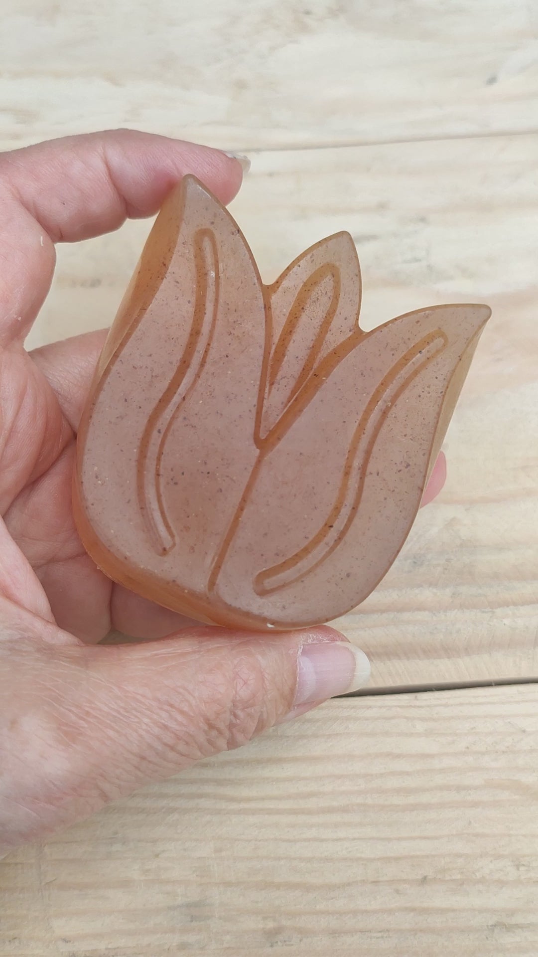 Jabón Natural de Glicerina con Jengibre para Piel con Acné