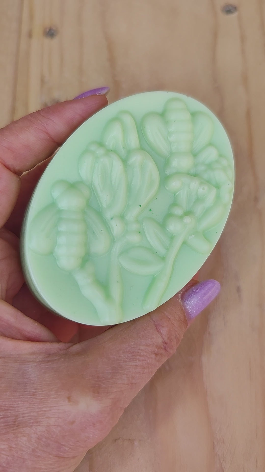Jabón Natural de Glicerina con Aloe Vera y Miel para Piel Seca