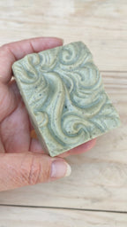 Jabón Natural de Glicerina con Menta para Piel Cansada