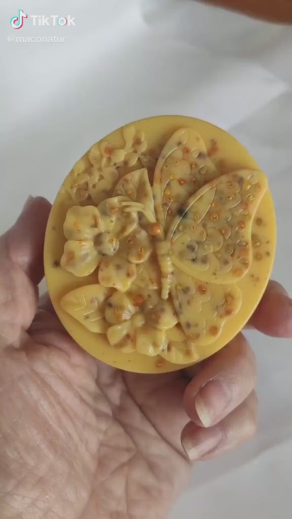 Jabón de Glicerina con Miel y Polen