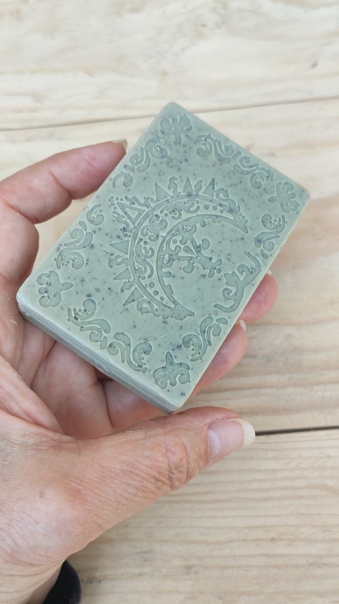 Jabón de Glicerina con Arcilla Verde y Menta