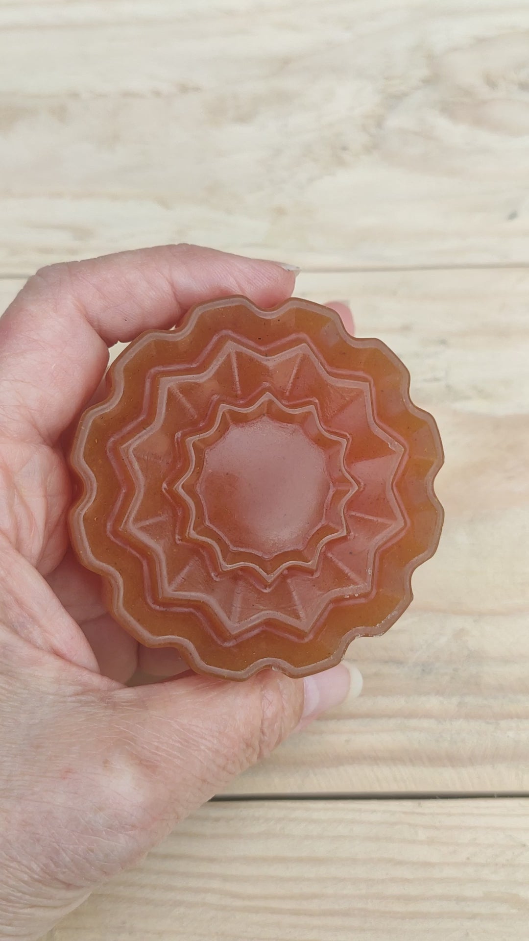 Jabón de Glicerina con Jengibre y Cúrcuma