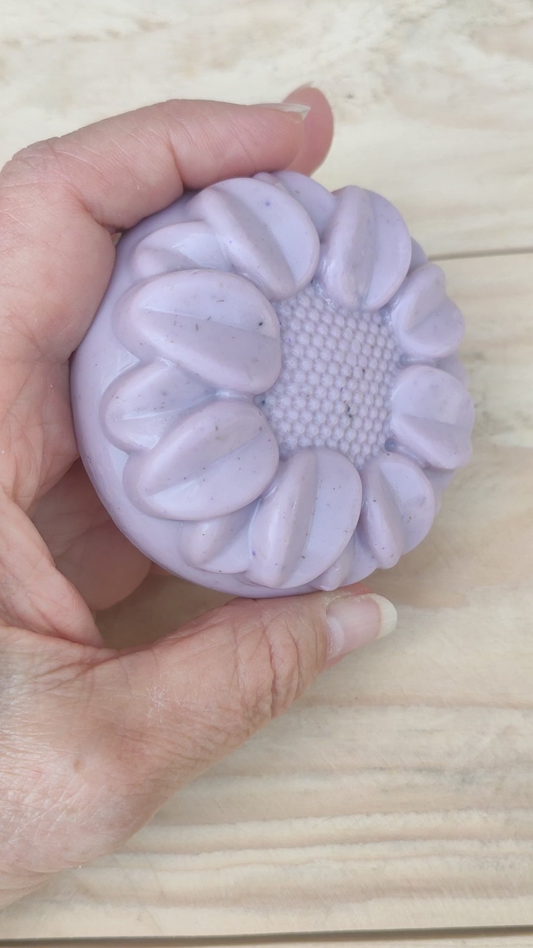 Jabón Natural de Glicerina con Lavanda para Piel Mixta