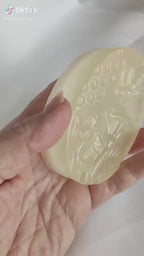 Jabón Natural de Glicerina con Miel y Leche de Cabra para Piel Seca