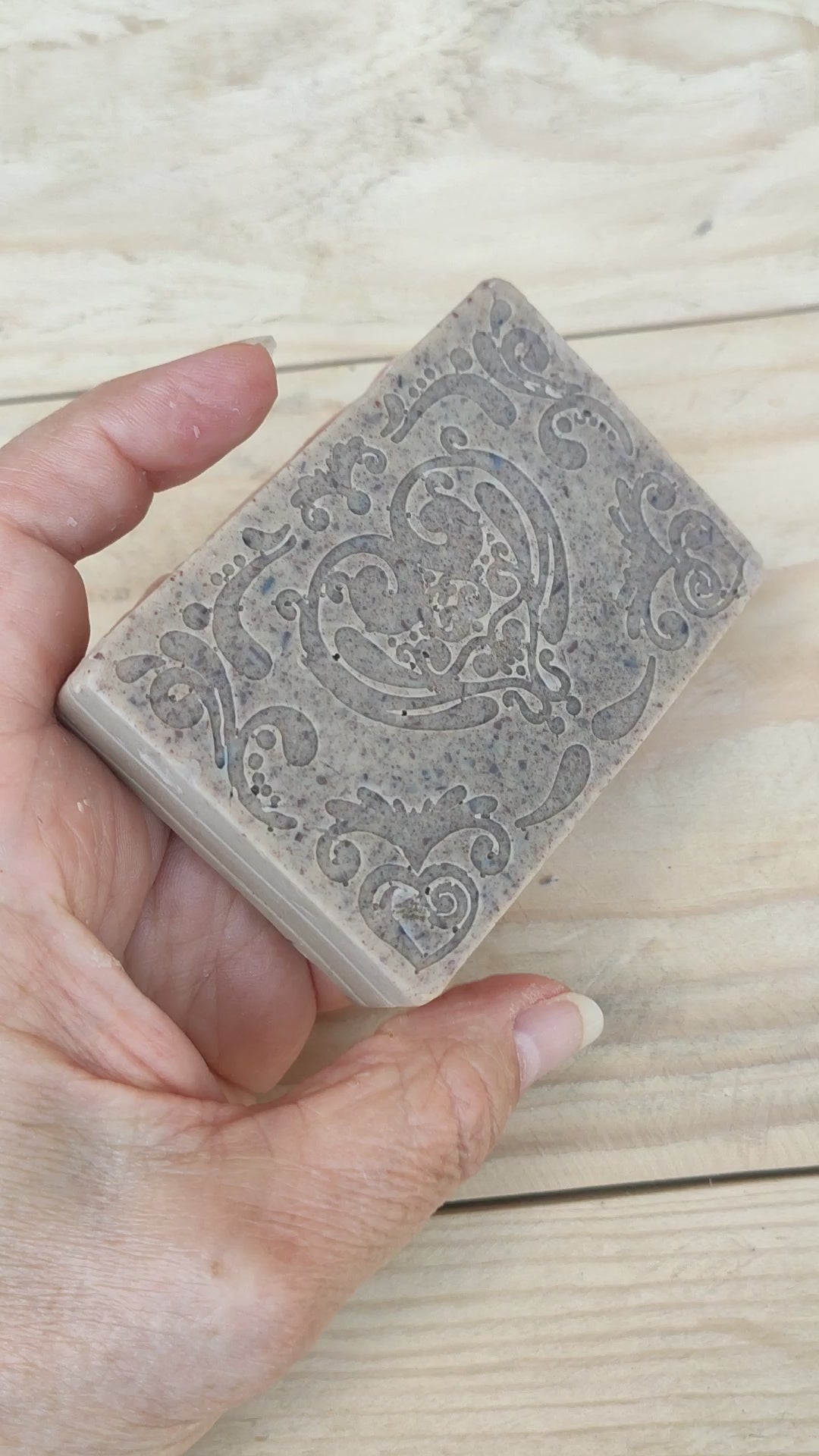 Jabón Natural de Glicerina con Arcilla Ghassoul y Arroz para Piel Mixta