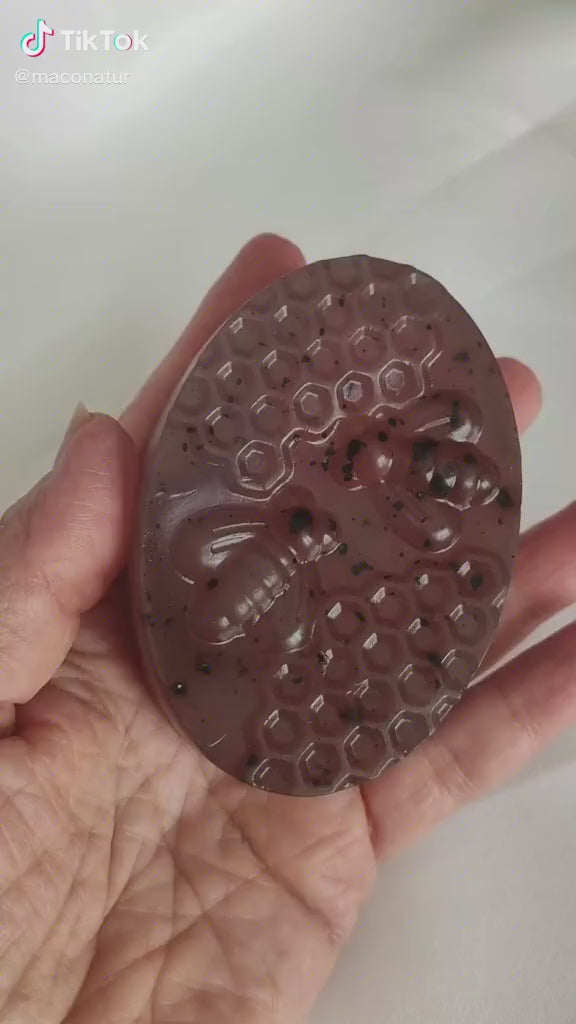 Jabón de Glicerina con Miel y Cacao